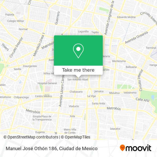 Mapa de Manuel José Othón 186