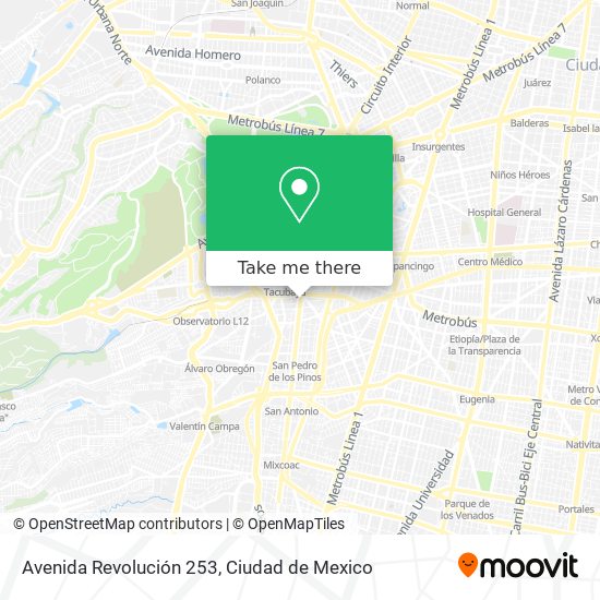 Avenida Revolución 253 map