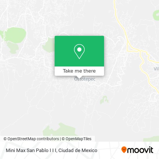 Mapa de Mini Max San Pablo I I I