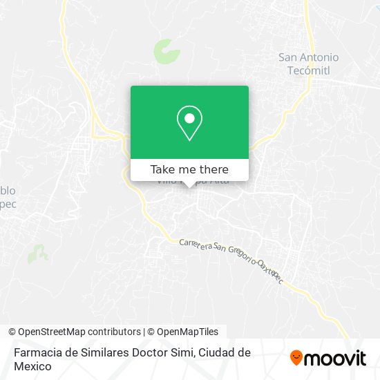 Farmacia de Similares Doctor Simi map