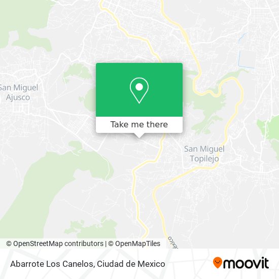 Abarrote Los Canelos map