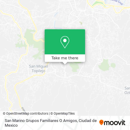 San Marino Grupos Familiares O Amigos map
