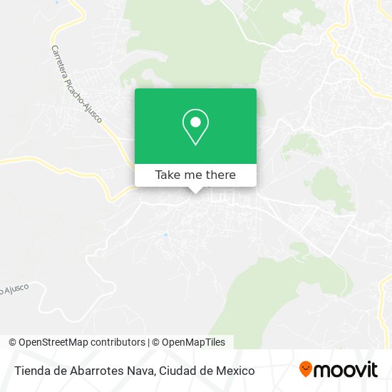 Mapa de Tienda de Abarrotes Nava