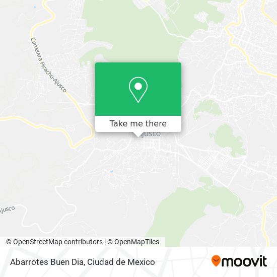 Abarrotes Buen Dia map