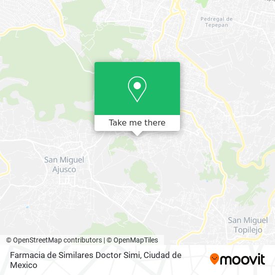 Farmacia de Similares Doctor Simi map