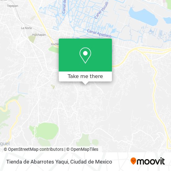 Tienda de Abarrotes Yaqui map