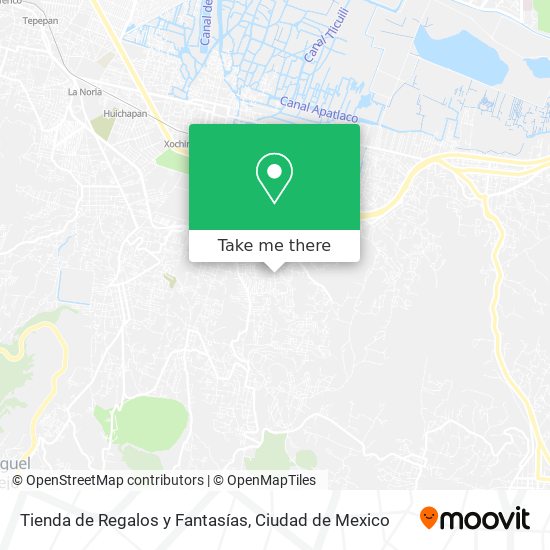 Tienda de Regalos y Fantasías map