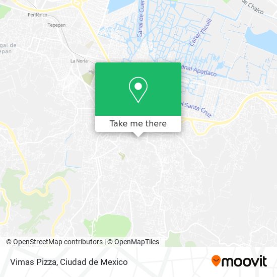 Vimas Pizza map