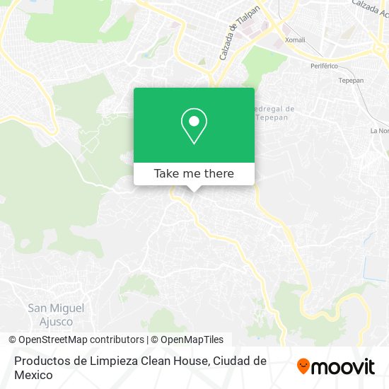 Productos de Limpieza Clean House map