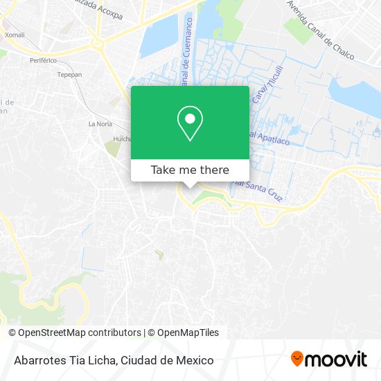 Mapa de Abarrotes Tia Licha