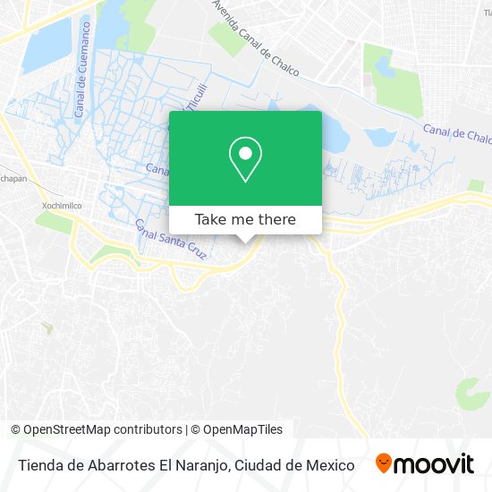 Tienda de Abarrotes El Naranjo map