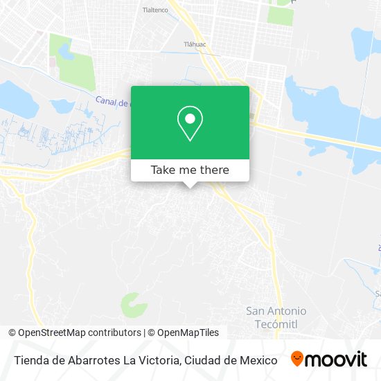 Tienda de Abarrotes La Victoria map