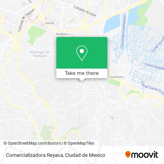 Comercializadora Reyaca map