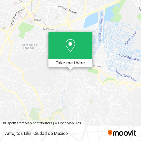 Antojitos Lilis map