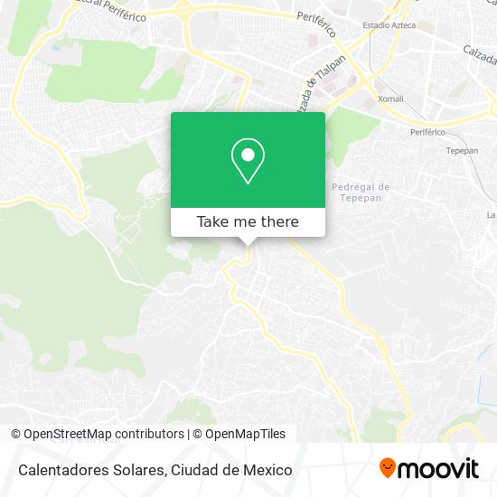 Calentadores Solares map