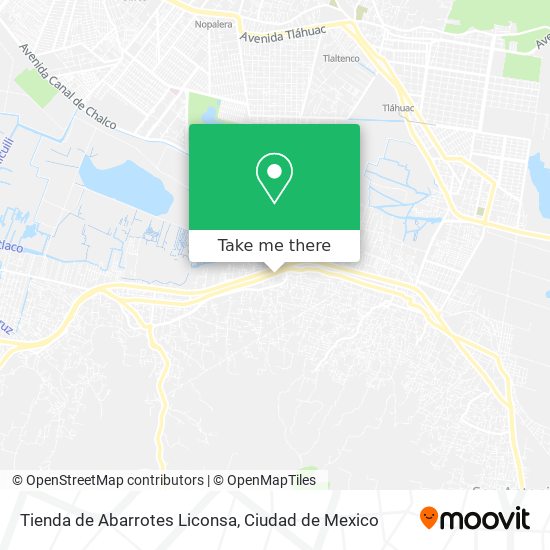 Tienda de Abarrotes Liconsa map