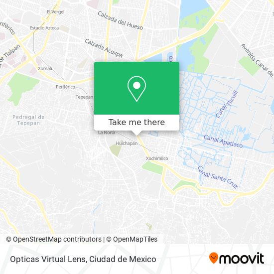 Opticas Virtual Lens map