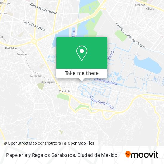 Mapa de Papeleria y Regalos Garabatos