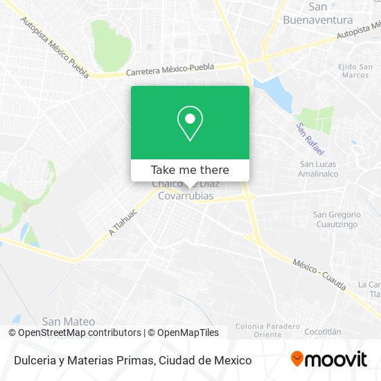 Dulceria y Materias Primas map