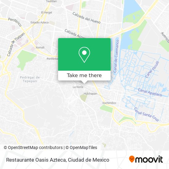 Restaurante Oasis Azteca map