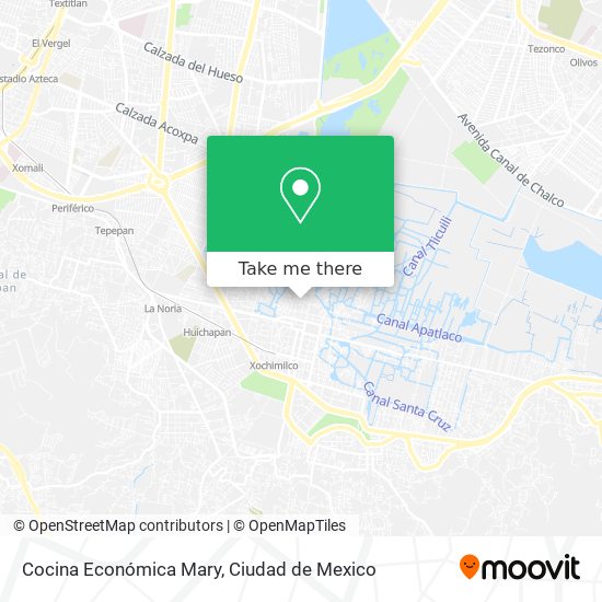 Cocina Económica Mary map