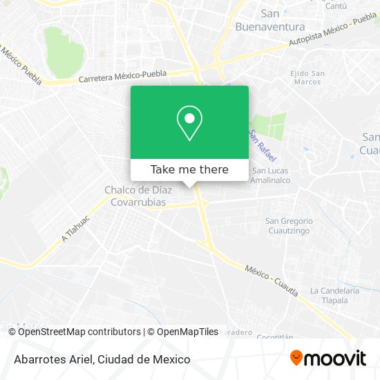 Abarrotes Ariel map