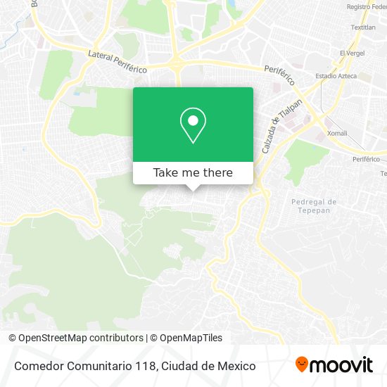 Comedor Comunitario 118 map