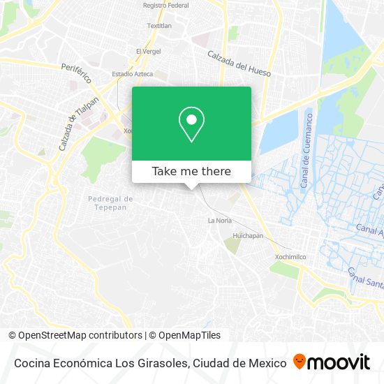 Cocina Económica Los Girasoles map