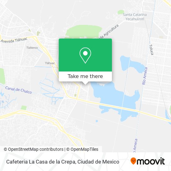 Cafeteria La Casa de la Crepa map