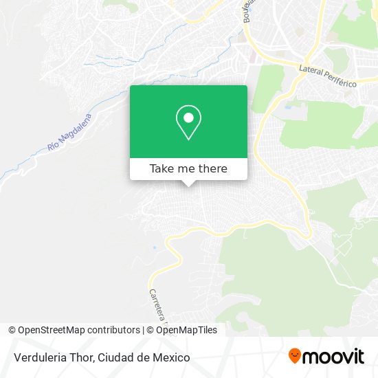 Mapa de Verduleria Thor