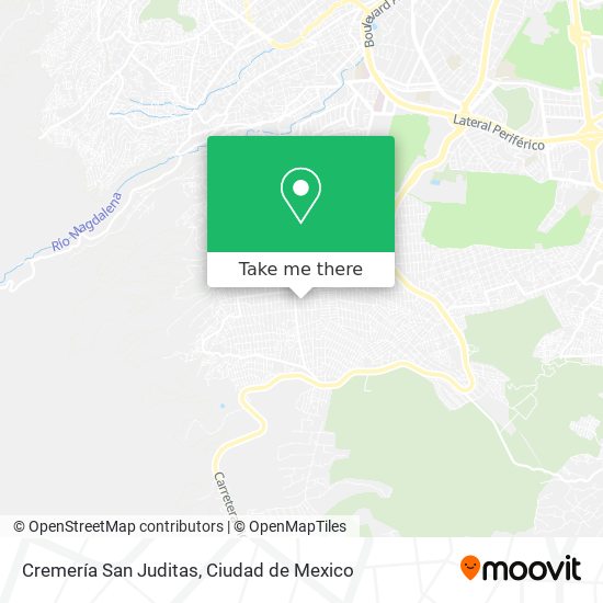 Cremería San Juditas map