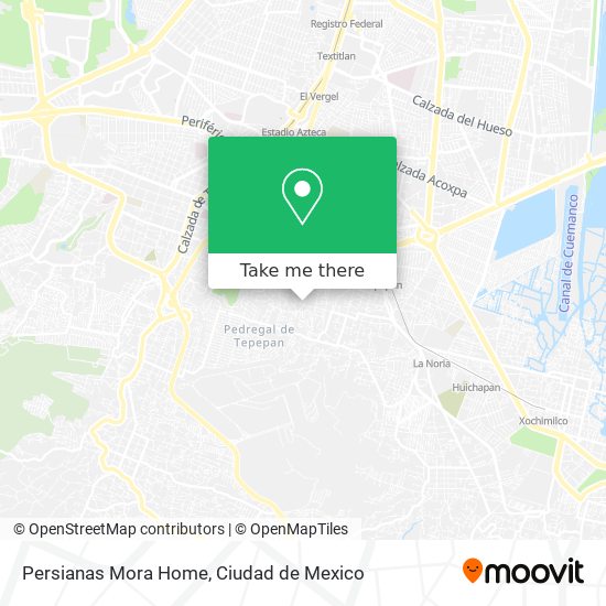 Mapa de Persianas Mora Home