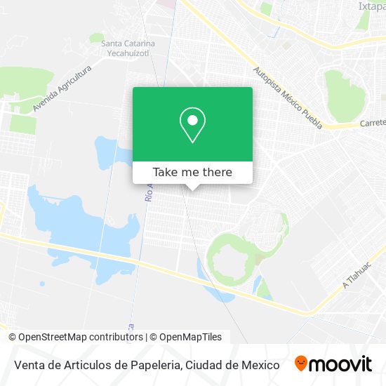 Venta de Articulos de Papeleria map