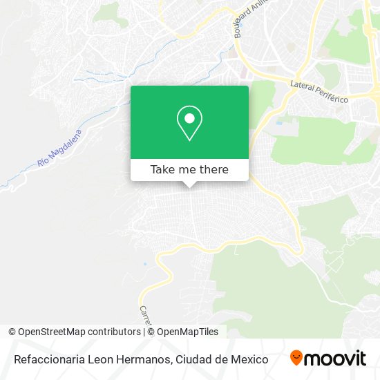 Refaccionaria Leon Hermanos map