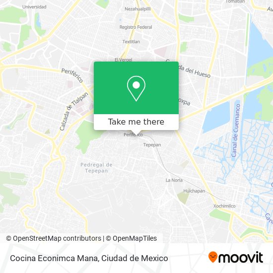 Cocina Econimca Mana map