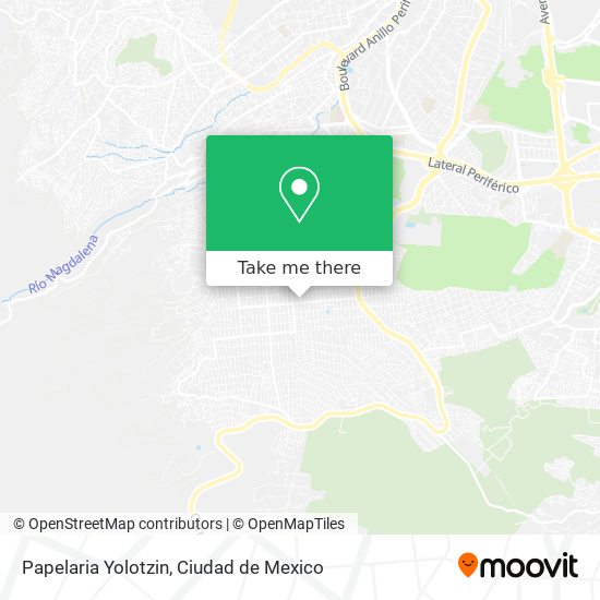 Mapa de Papelaria Yolotzin