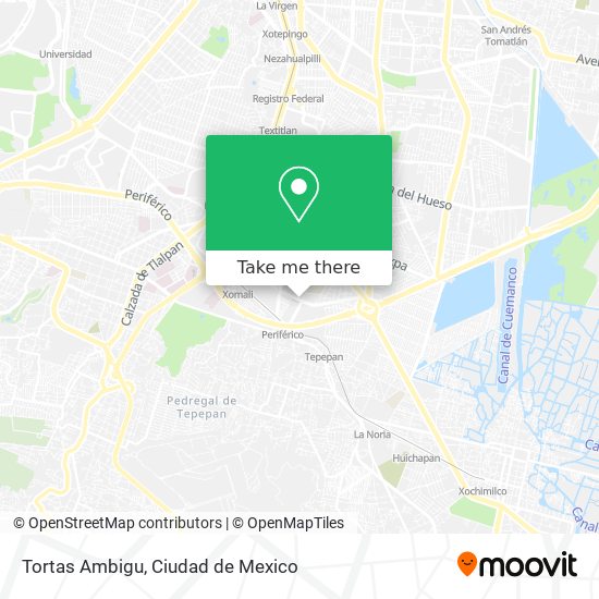 Tortas Ambigu map