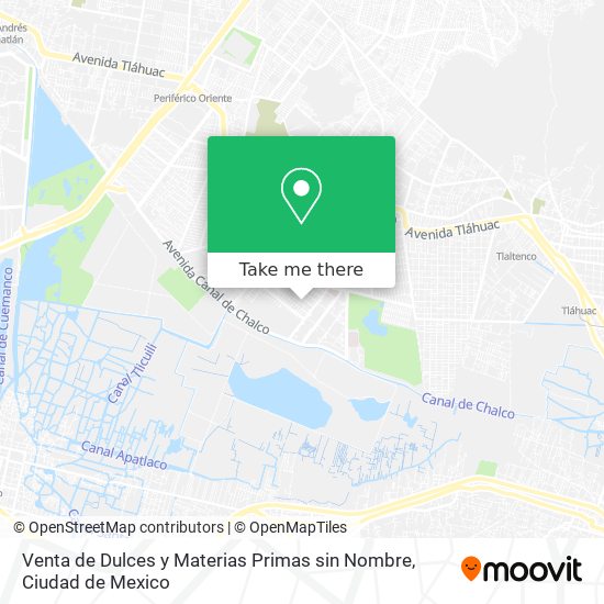 Venta de Dulces y Materias Primas sin Nombre map