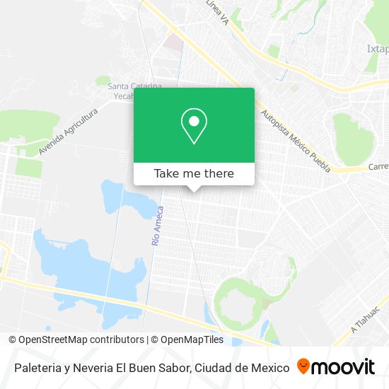 Mapa de Paleteria y Neveria El Buen Sabor