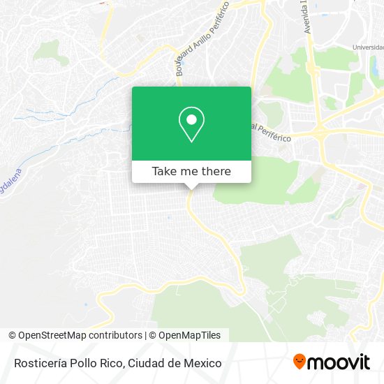 Mapa de Rosticería Pollo Rico