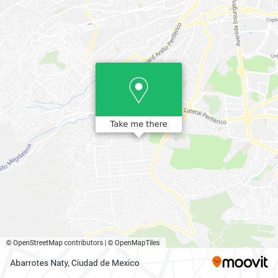 Abarrotes Naty map