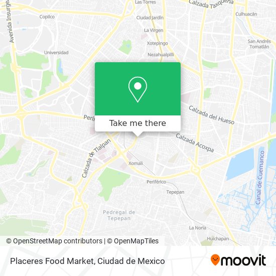 Mapa de Placeres Food Market