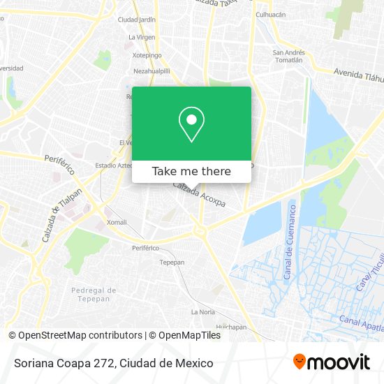 Soriana Coapa 272 map