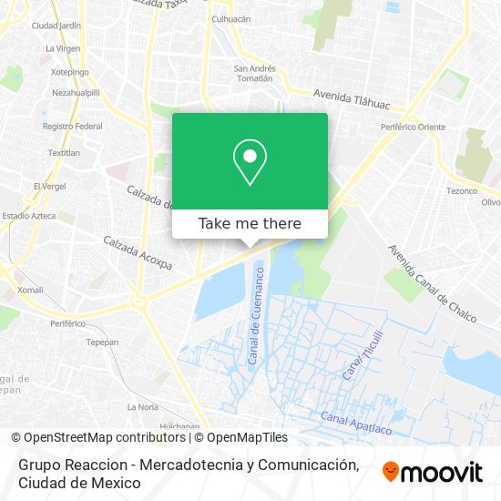Grupo Reaccion - Mercadotecnia y Comunicación map