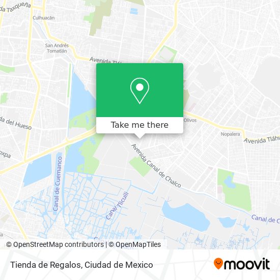 Tienda de Regalos map