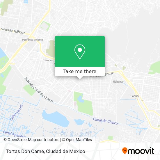 Tortas Don Came map