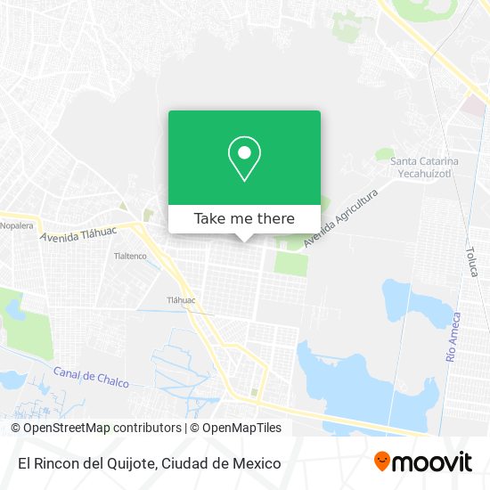 Mapa de El Rincon del Quijote