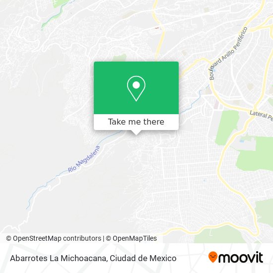 Mapa de Abarrotes La Michoacana