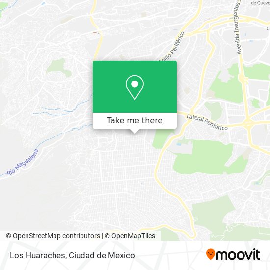 Mapa de Los Huaraches