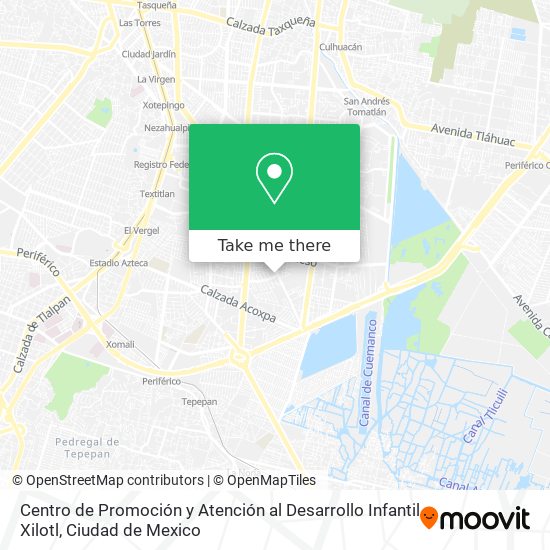 Centro de Promoción y Atención al Desarrollo Infantil Xilotl map